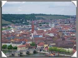 Blick über Würzburg